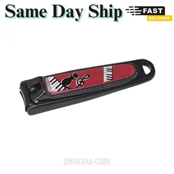 Nakano Nail Clipper Cat and Kenban Black NC-65/NK/BL Made In Japan - Picture 1 of 7